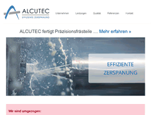 Tablet Screenshot of alcutec.de